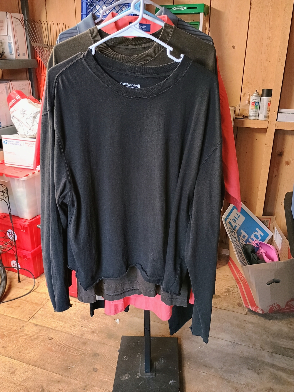 Carhartt Black Long Sleeve Crew Sweatshirt Bin 6